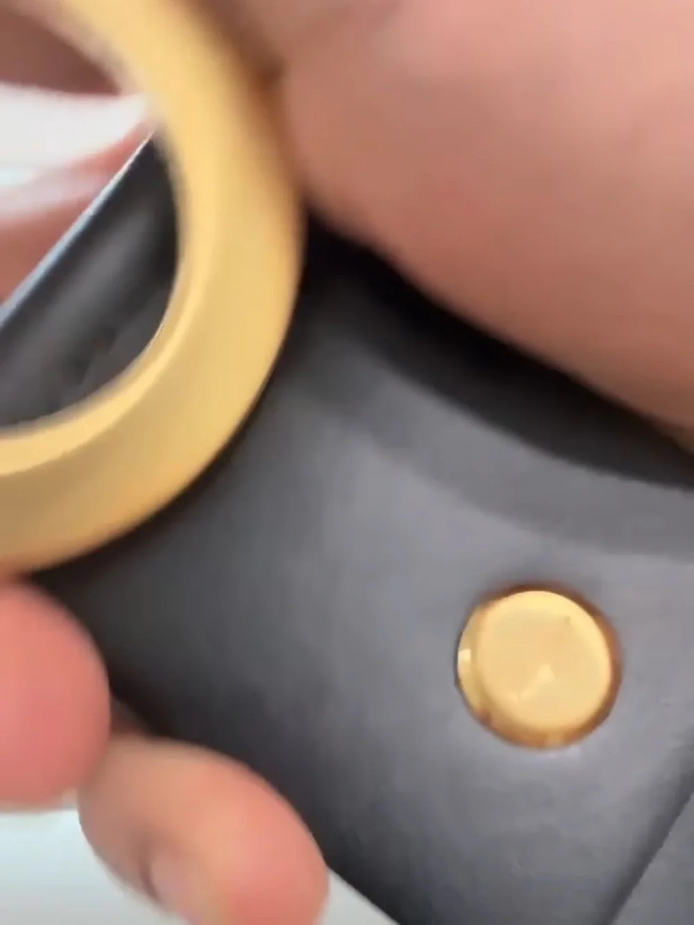 Salvatore Ferragamo Gold Double Gancini Belt Buckle